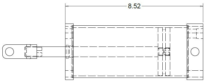 Discontinué 3100373 Cylinder Air 3" x 6" (Composite) (In post gate trip)