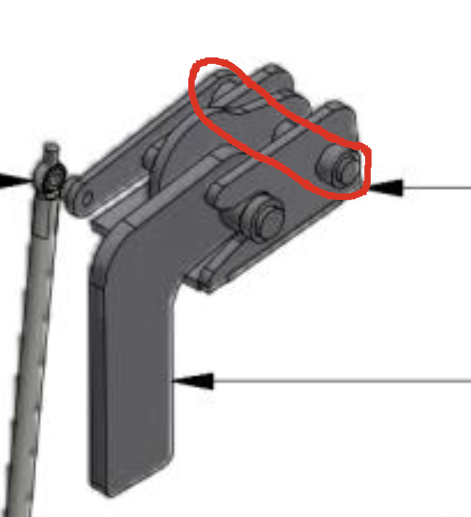 5012609 Bushing Spacer Hinge Gate (Two Way)