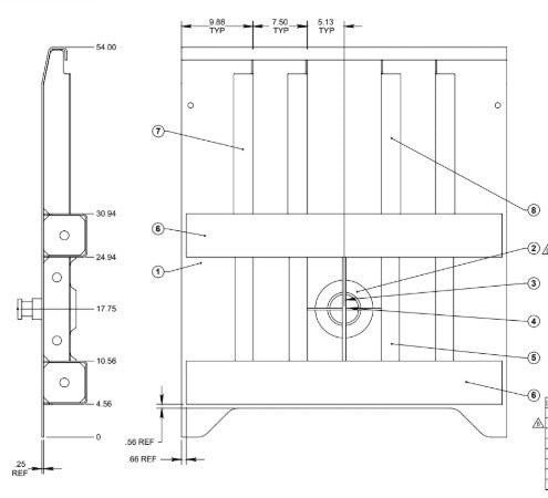 05AH0577 Upper plate assy