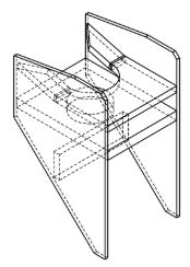 100034558 ASM - LOCK BRACKET