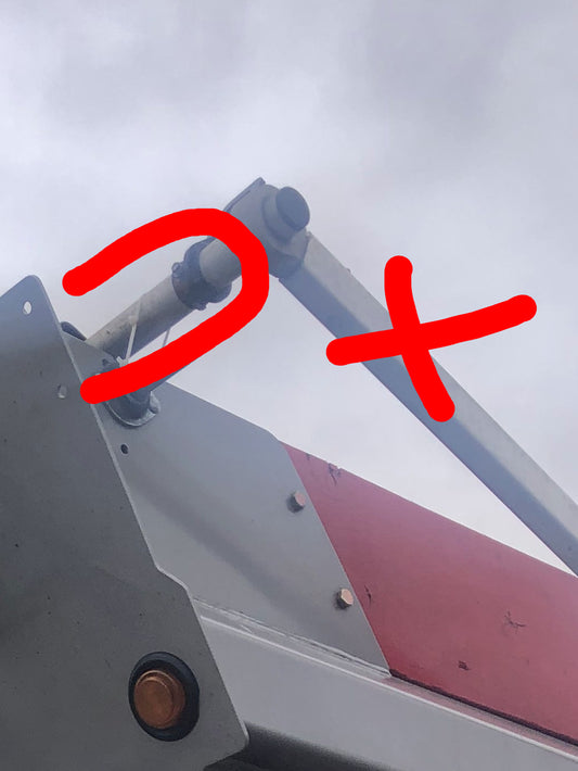 0002-061005 Dura - 8'6" Aluminum Rear Crossmember