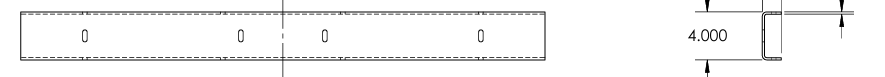 Fill Plate Mounting Bracket - 20AF0689