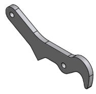 4027552 Plate Finger Latch