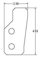 4036462 5th Wheel stopper Pin