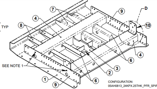 05AH0813 Upper plate assy
