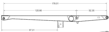 6011601 Peinturé Strut Large Strut Weldment 178.01