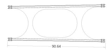 6011602 Strut Small Assy.  90.64" SK2400