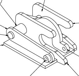 6014243  Lug Hinge/Locking Assy. LH