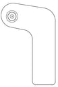 6014244 Hinge Gate Assy. (Two Way) LH