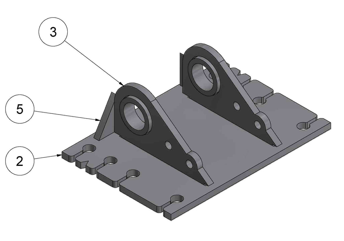 6015295 Hinge Assy.&nbsp; End Dump