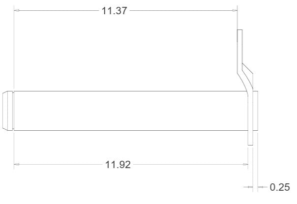6016356 Pin Assy. (13")
