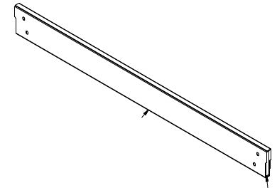 6031514 BOARD STEEL ASSY Peinturé