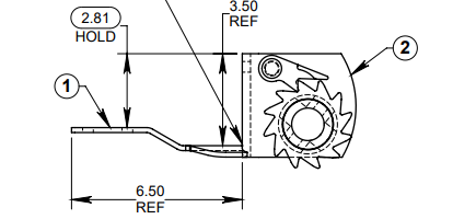 70AF0489 WINCH MNT ASY,AL6-7820-SMBO-OX-BR