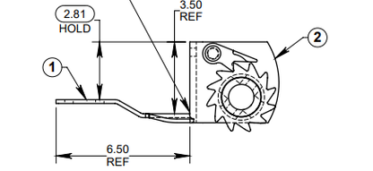 70AF0489 WINCH MNT ASY,AL6-7820-SMBO-OX-BR