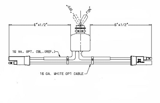 800000943 HRNS - TOGGLE SWITCH ASSEMBLY