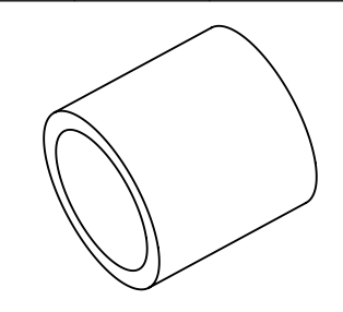 70AF0172 Pipe Spool Alum Siderail