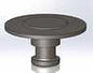 730035000 KING PIN, 2" W/ 1/4" BOLSTER