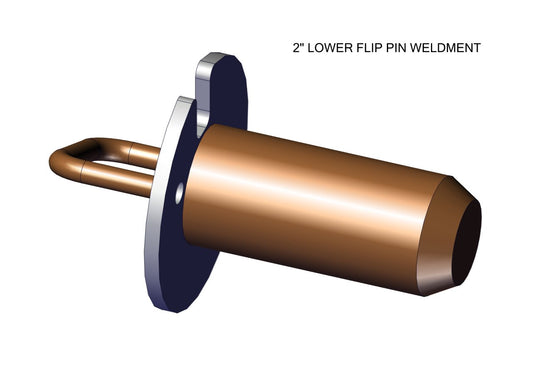 005552012 LOWER FLIP PIN WLDMT